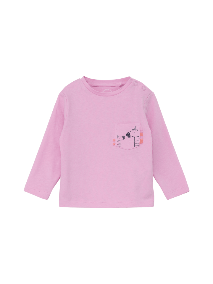s.Oliver T-Shirt langarm in Pink günstig kaufen