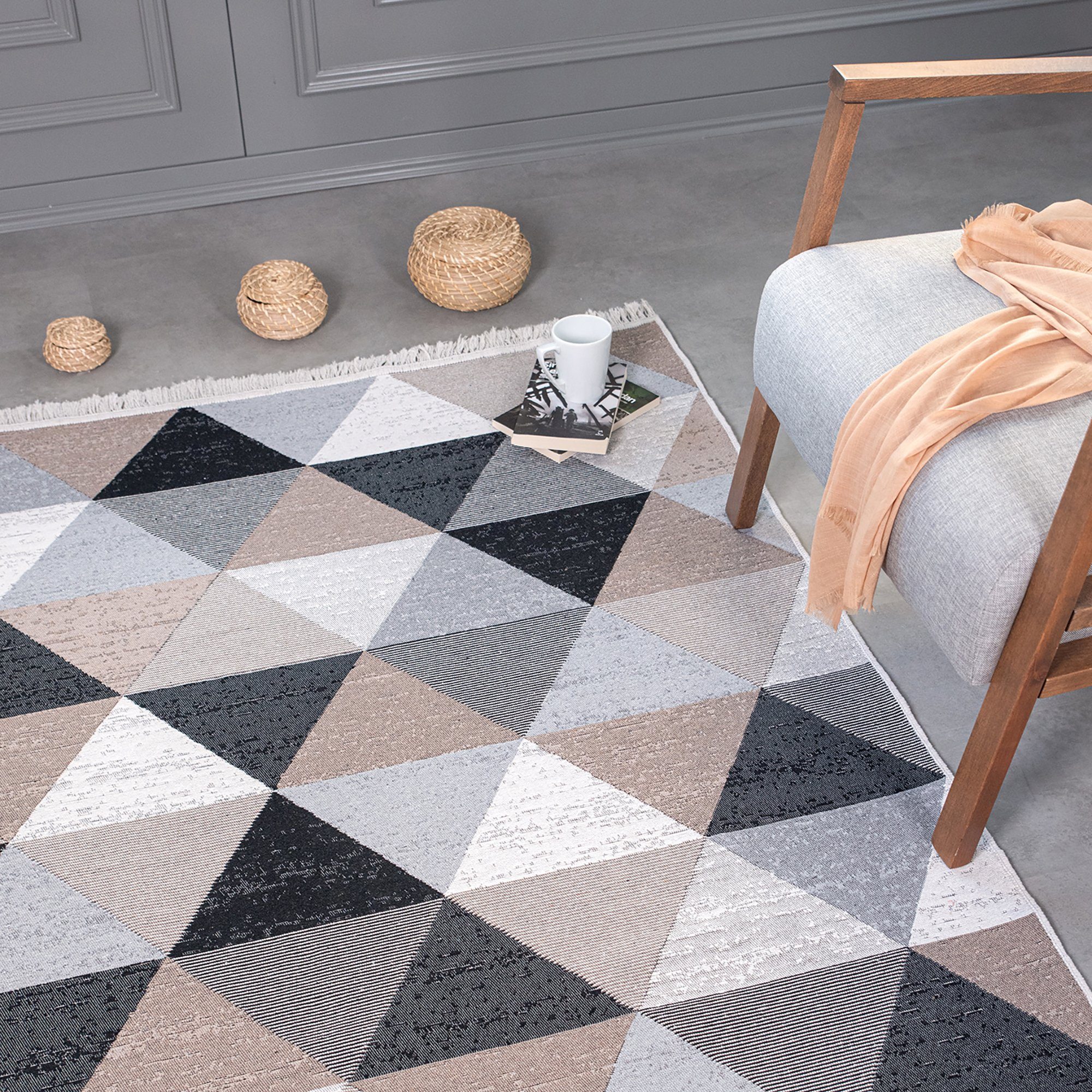 Teppich Kelim, Jimri, Läufer, Flur Teppich, Teppich Läufer, Wohnzimmer Teppich