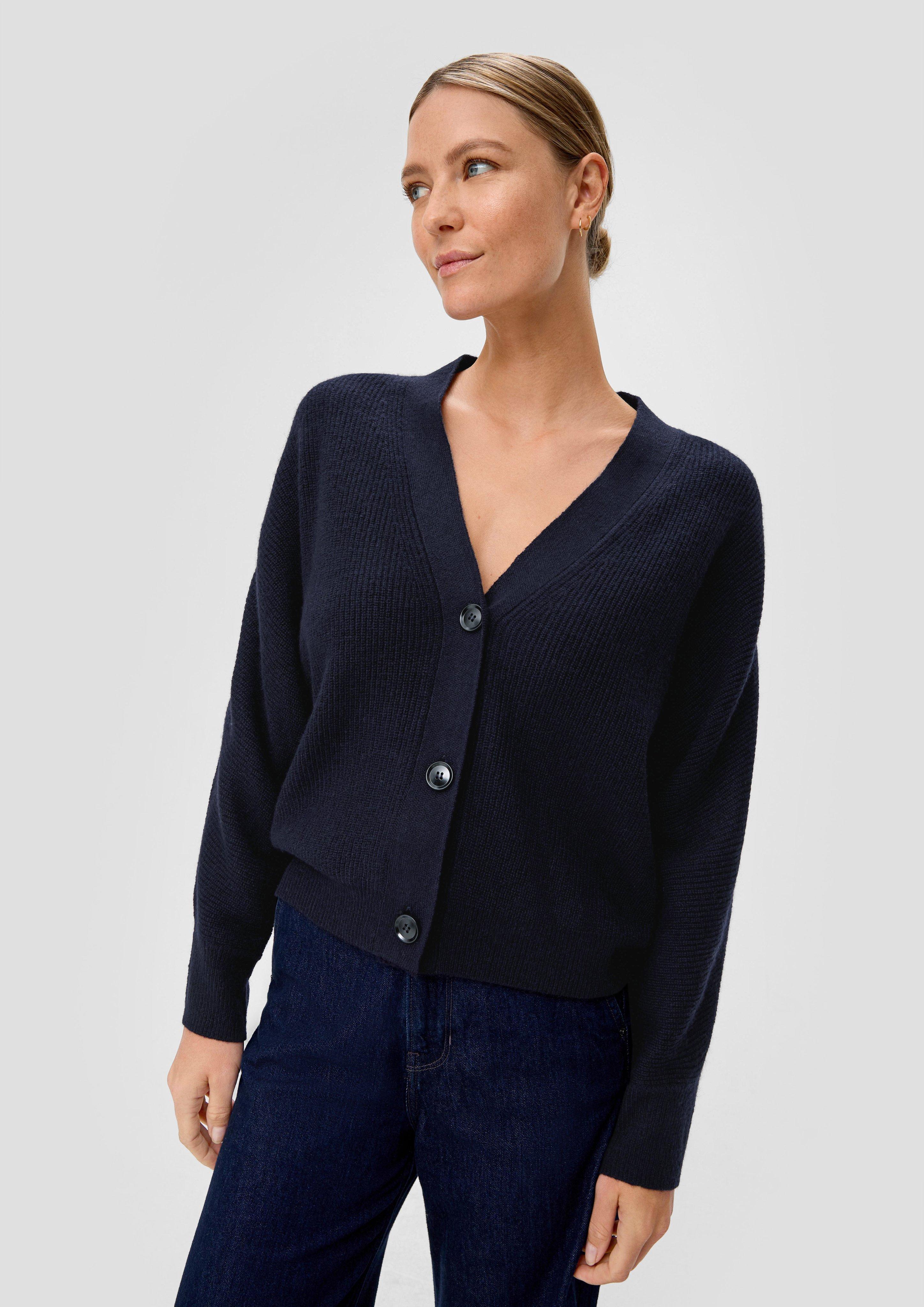 Strickjacke mit V-Ausschnitt  2124133-5959