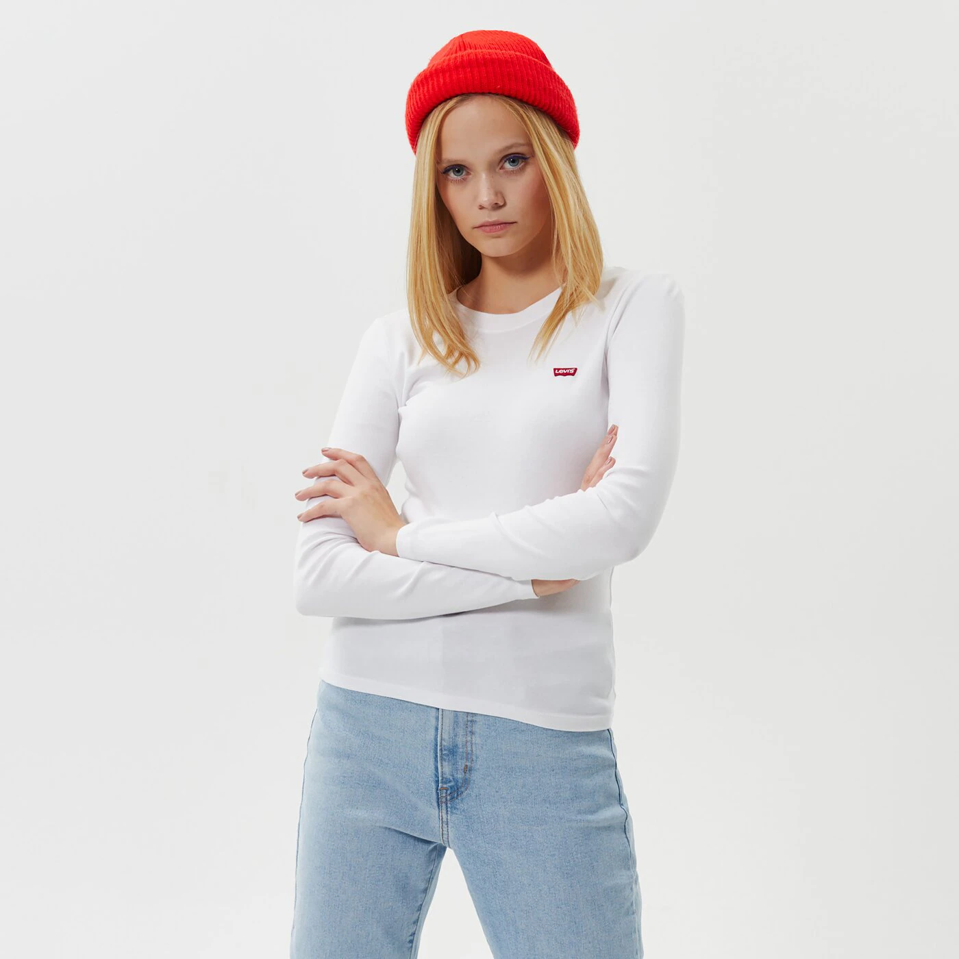 LEVI'S T-SHIRT LS BABY TEE Weiß