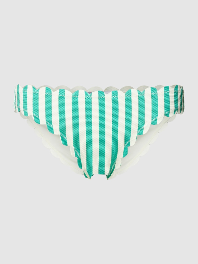 Bikini-Slip mit Streifenmuster Modell 'ondita' in hellgrün