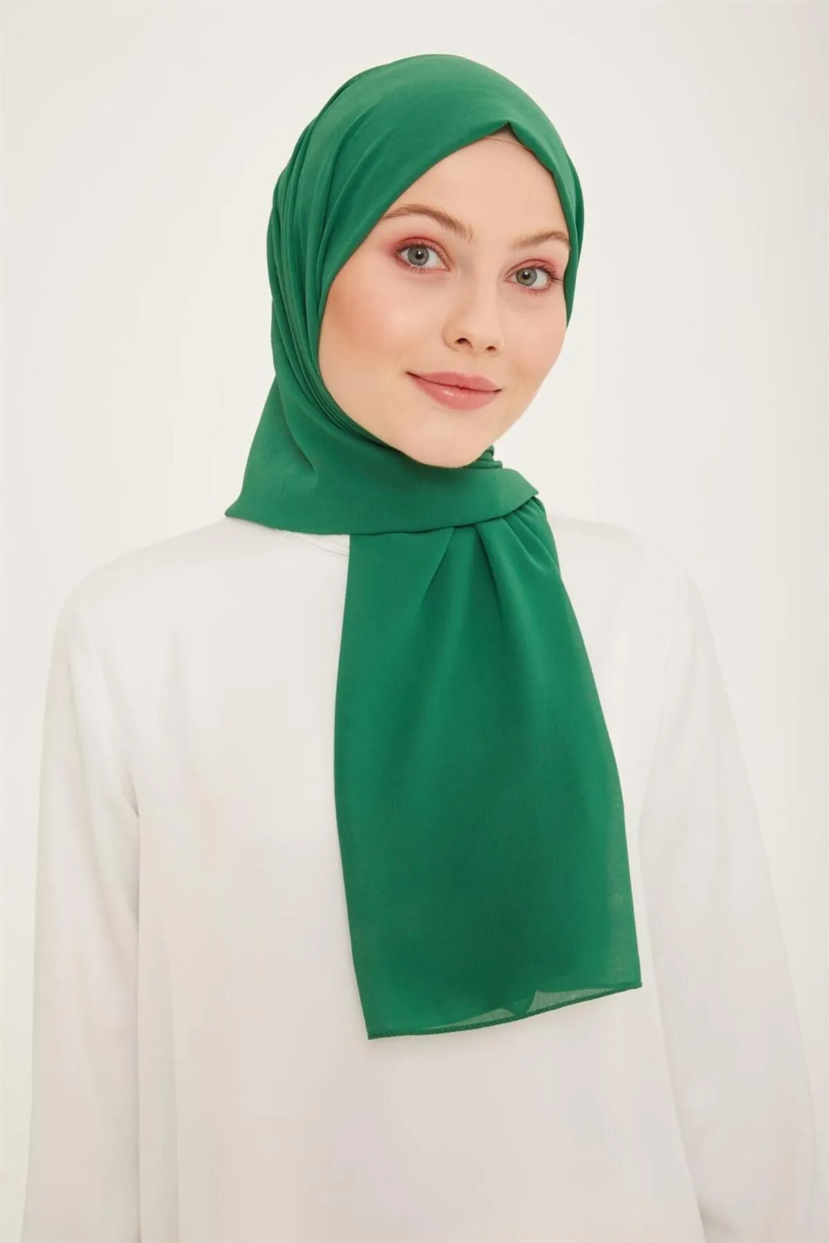 Armine  Trend Crinkle-Chiffon-Schal – Atskrn-36 – Leuchtendes Grün