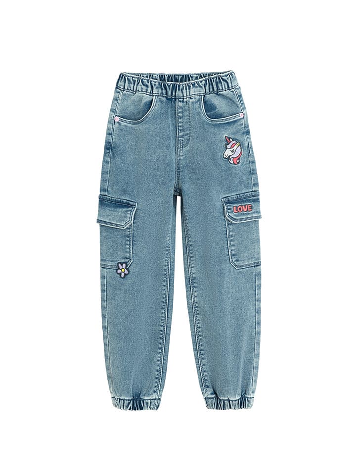 COOL CLUB Cargo-Jeans - Comfort fit - in Blau günstig kaufen