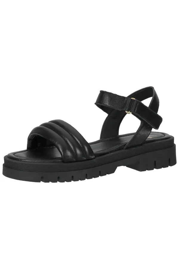 Sansibar  Sandalette - Schwarz - Flacher Absatz