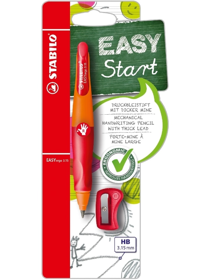 STABILO Druckbleistift Easyergo zum Schreibenlernen 3.15 orange/rot günstig kaufen onesize