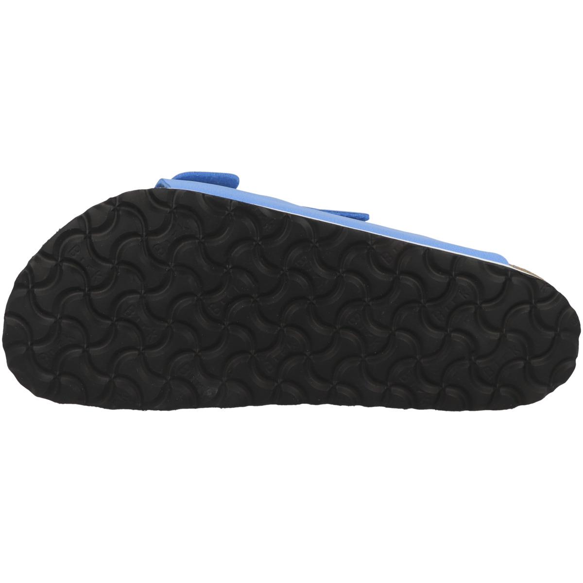 Birkenstock Arizona Birko-Flor Nubuk normal Pantolette blau
