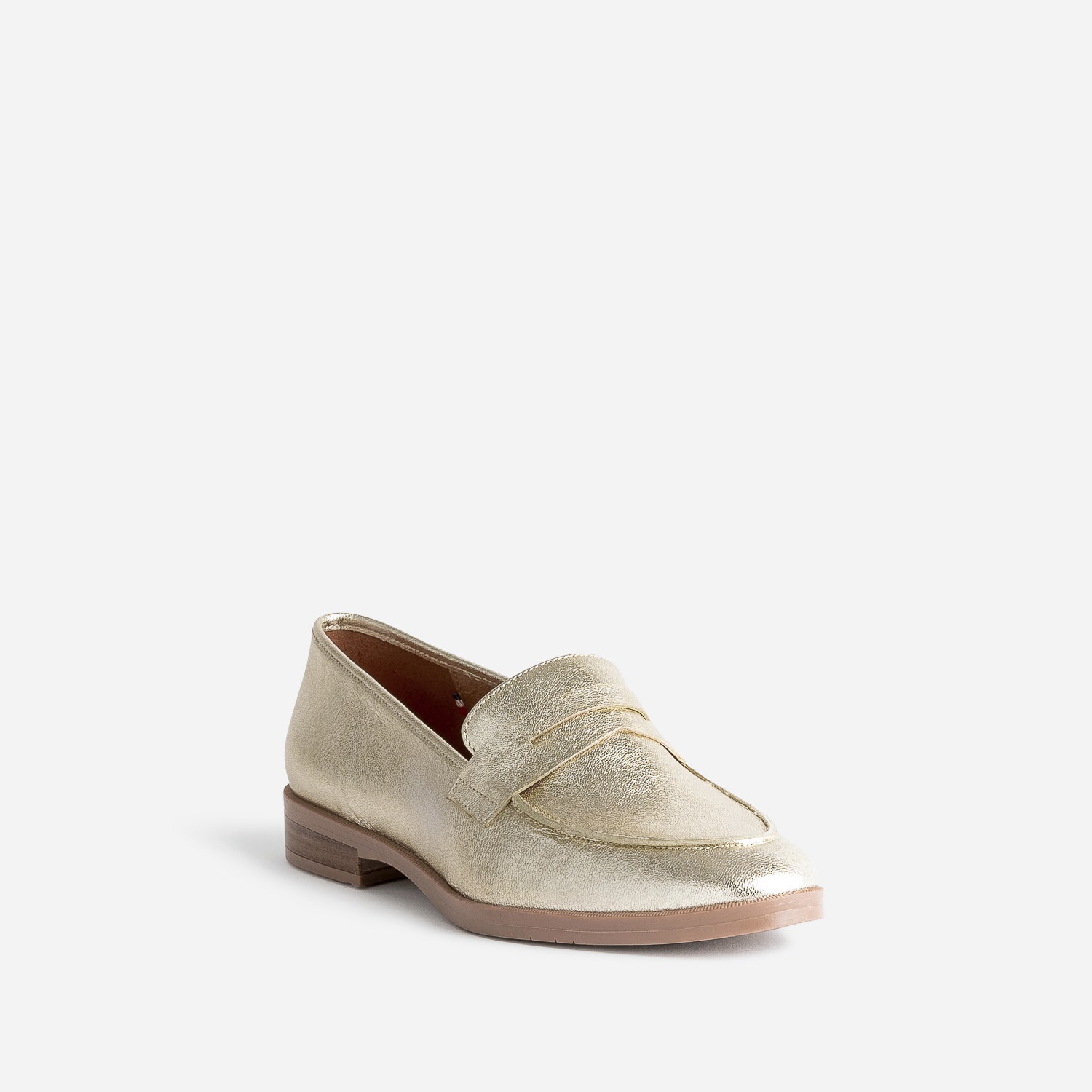 Mocassin ERAM FLEX doré en cuir