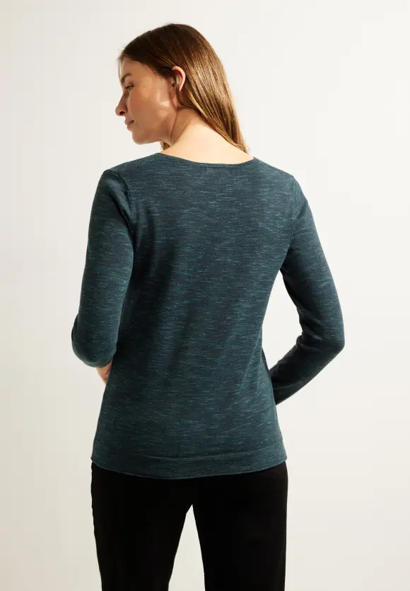 CECIL Struktur Streifen Pullover