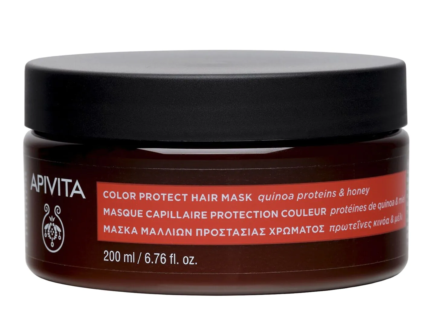 Μάσκα μαλλιών Apivita Color Seal για προστασία χρώματος