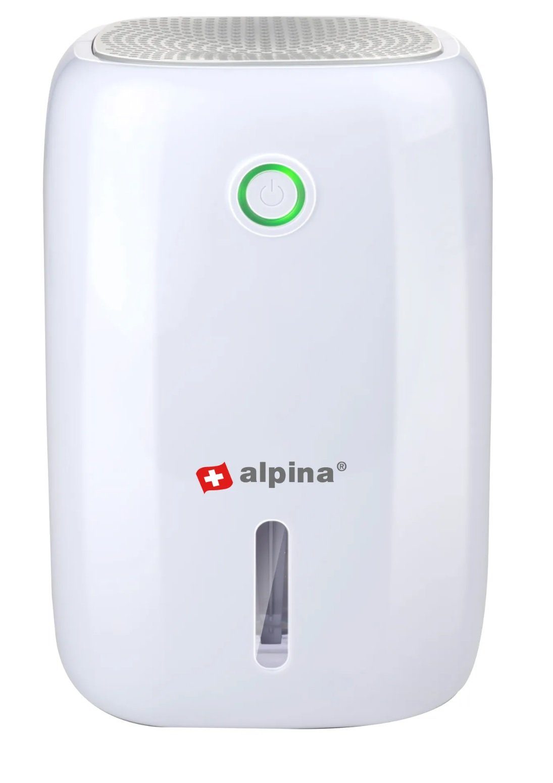 JUNG Luftentfeuchter Alpina Mini Luftentfeuchter elektrisch 22W, Raumentfeuchter leise, für 10 m³ Räume, Entfeuchtung 0,33 l/Tag, Tank 0,80 l, Raumluft Entfeuchter, Extra leise gegen Schimmel, zu Hause entfeuchten