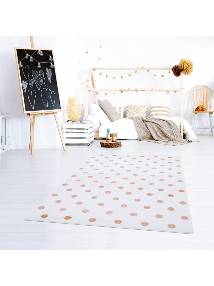 Livone Teppich CIRCLE in creme/rosa günstig kaufen 160 x 220 cm