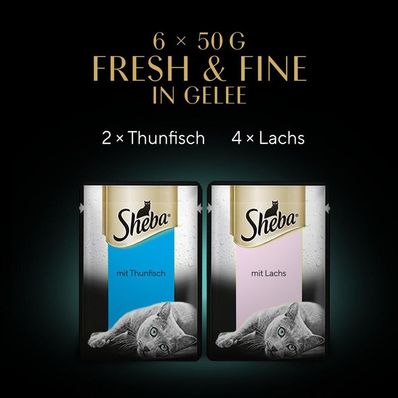 Sheba Fresh & Fine Frischebeutel 6 x 50 g zu TOP-Preisen | bitiba