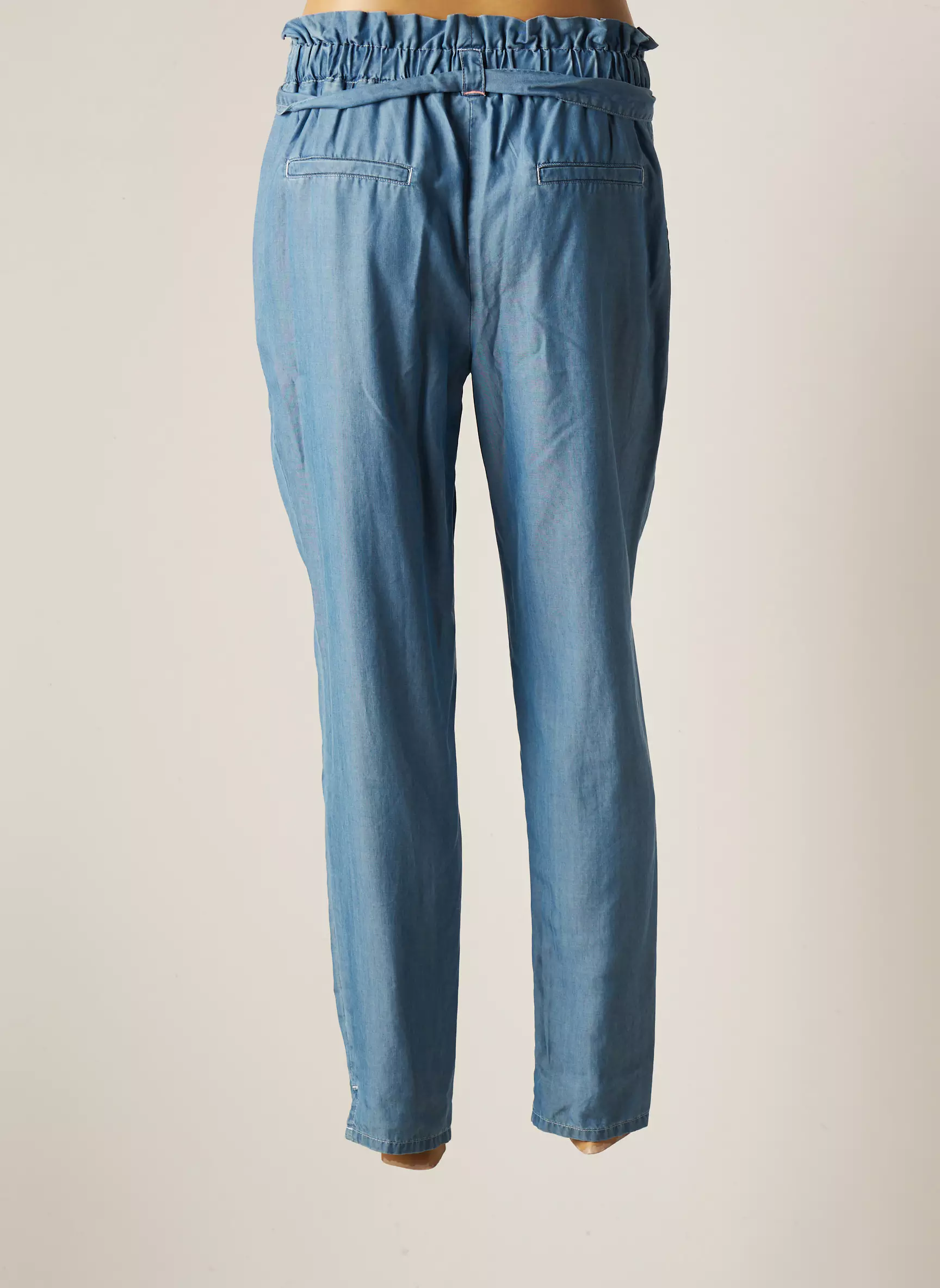 C Est Beau La Vie Pantalon7 8 Femme couleur bleu