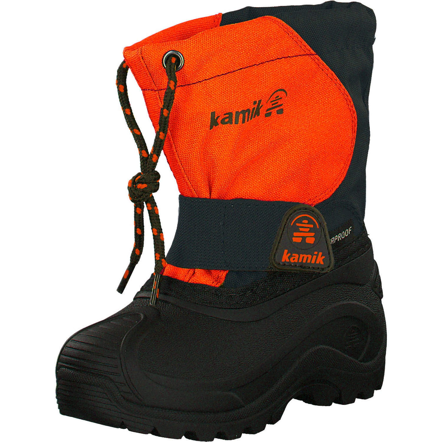 Kamik Snowfox 3WP NF8403/NF4403 W, Winterstiefel, Kinder, navy/orange-marine/orange