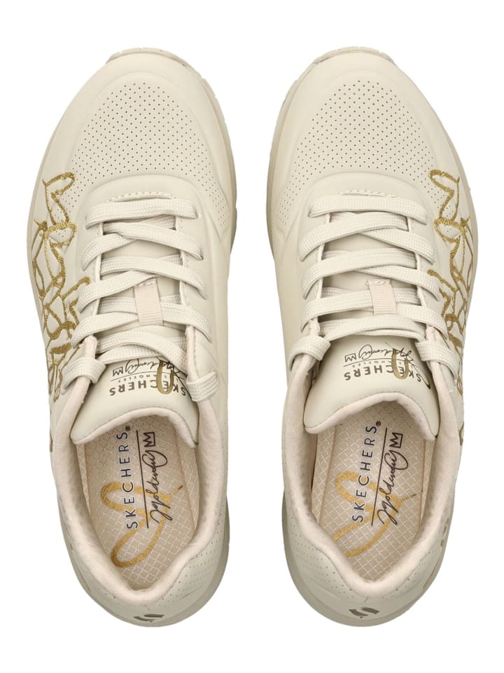 Skechers Sneaker in Beige/Gold günstig kaufen