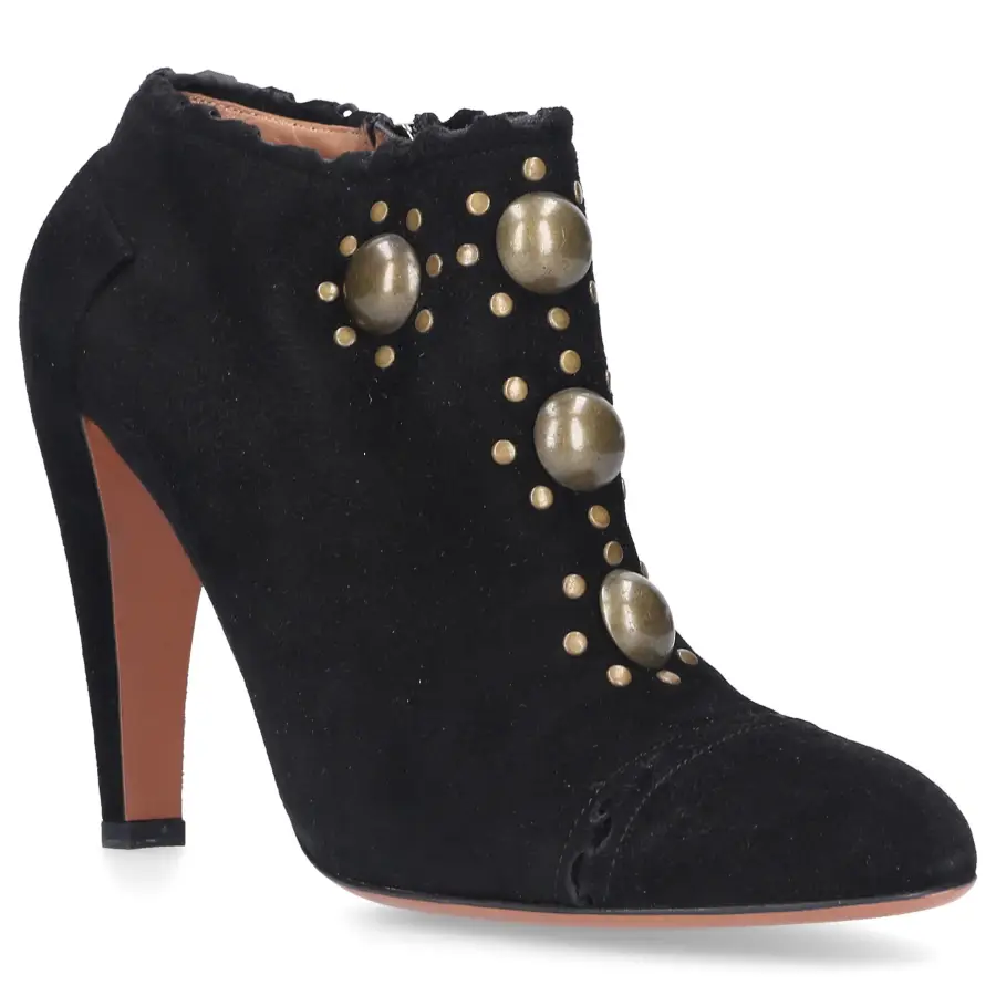 Azzedine Alaïa - Stiefeletten Chamois Veloursleder - schwarz