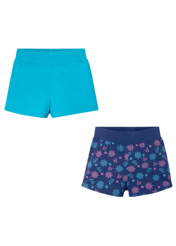 Mädchen Shorts (2er-Pack) aus Bio-Baumwolle