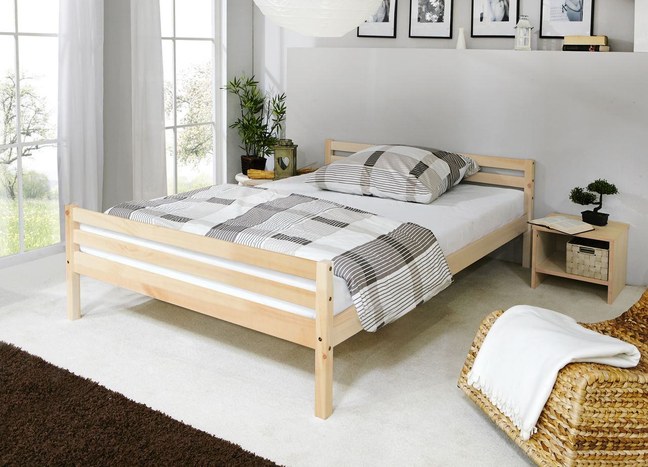 Ticaa Doppelbett 140er Nadine