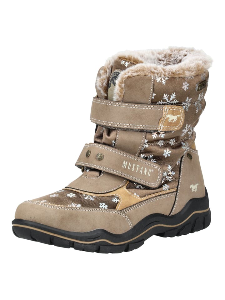 Mustang Stiefelette in Taupe günstig kaufen