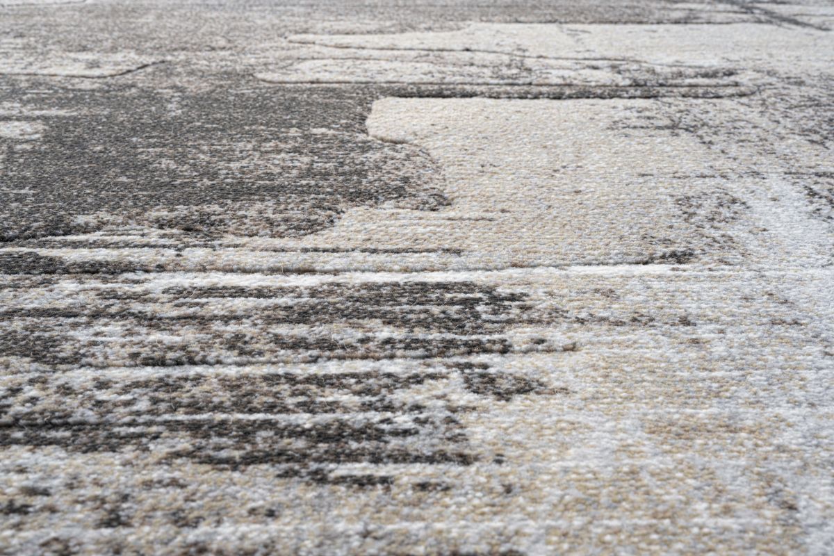 Webteppich Exellenza Kohlefarbe-Grau-Braun 160 x 230 cm
