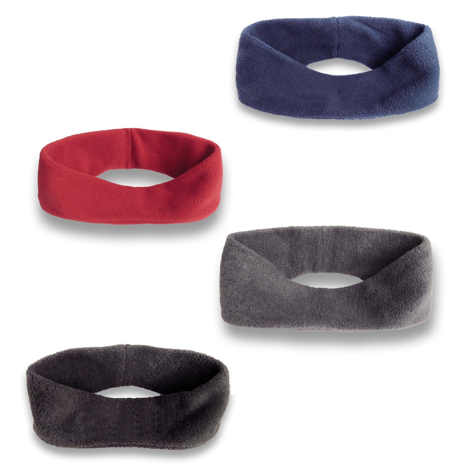 Sonia Originelli Stirnband Stirnband Fleece unifarben weich und kuschelig