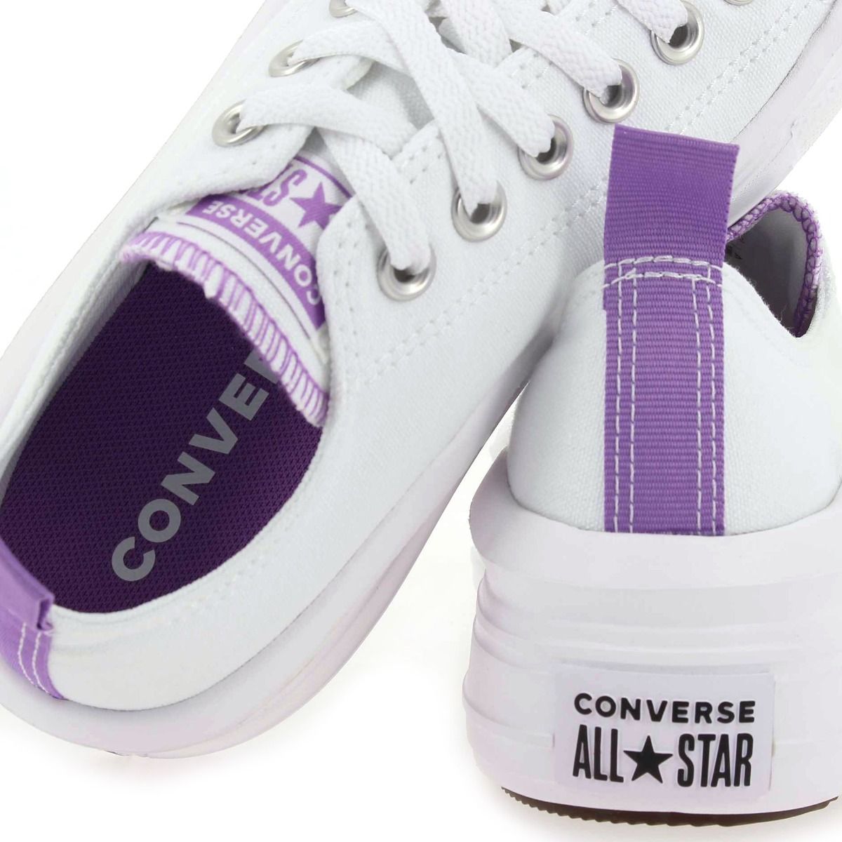 Converse  CTAS MOVE OX EV - Blanc Violet