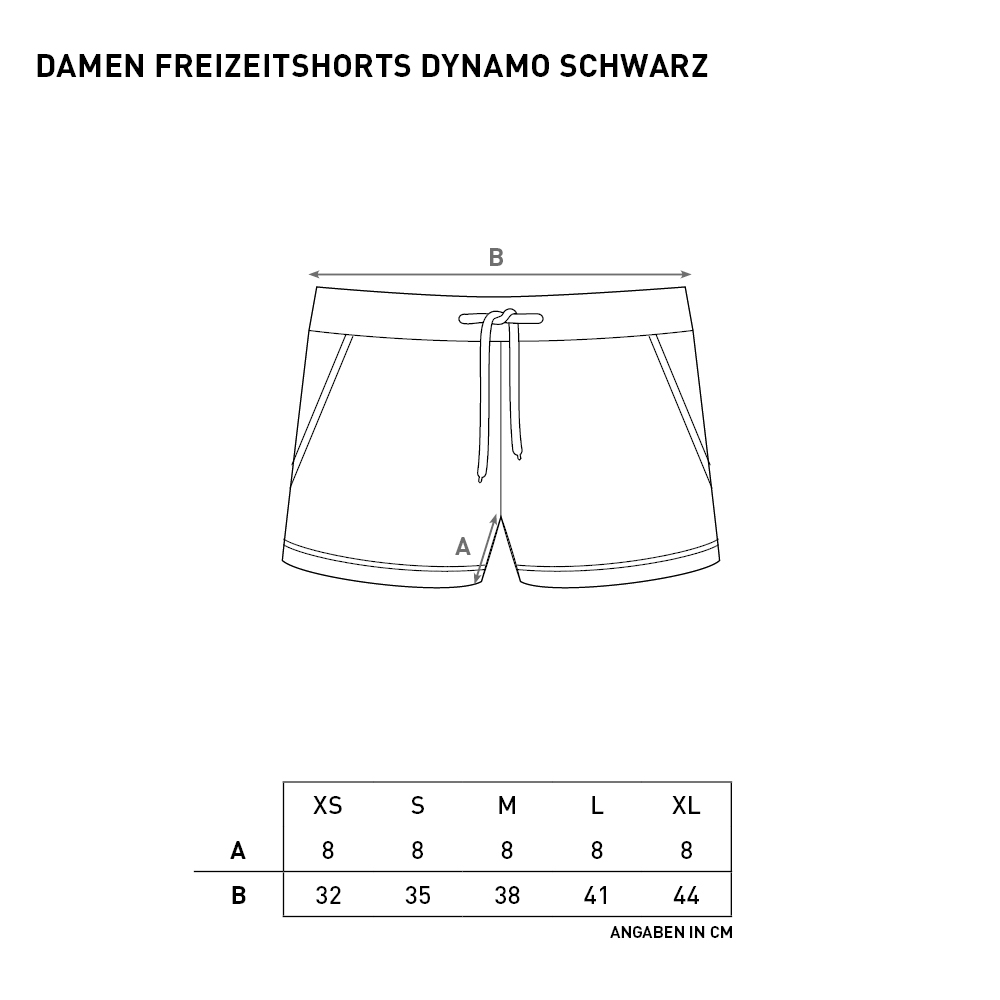 Damen-Freizeitshorts DYNAMO schwarz