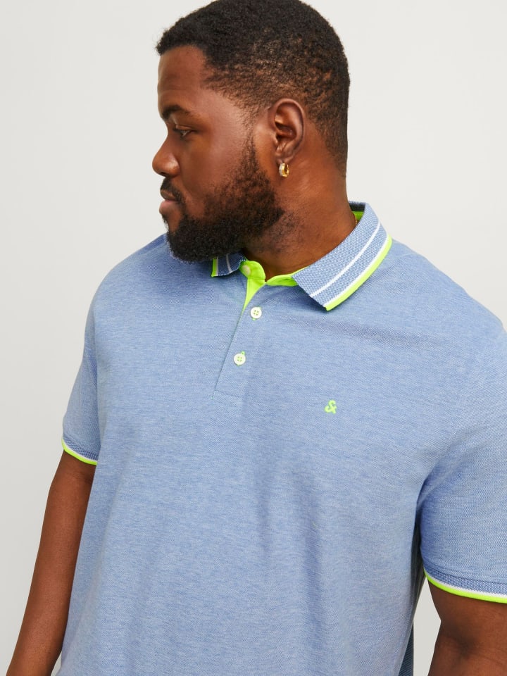 JACK & JONES PLUS Poloshirt in Bright Cobalt günstig kaufen