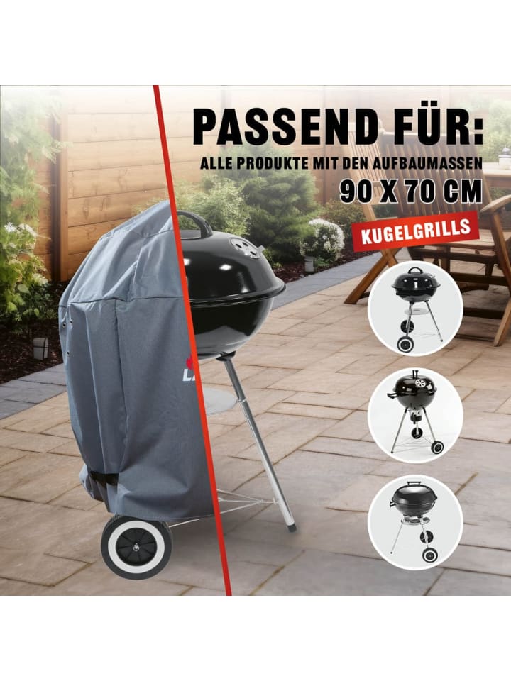 Landmann Wetterschutzhaube Premium - 90x70x70 cm - grau günstig kaufen onesize