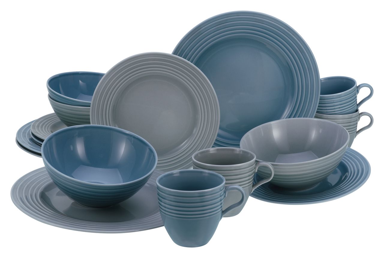 CreaTable Stripes colors Kombiservice 16 tlg