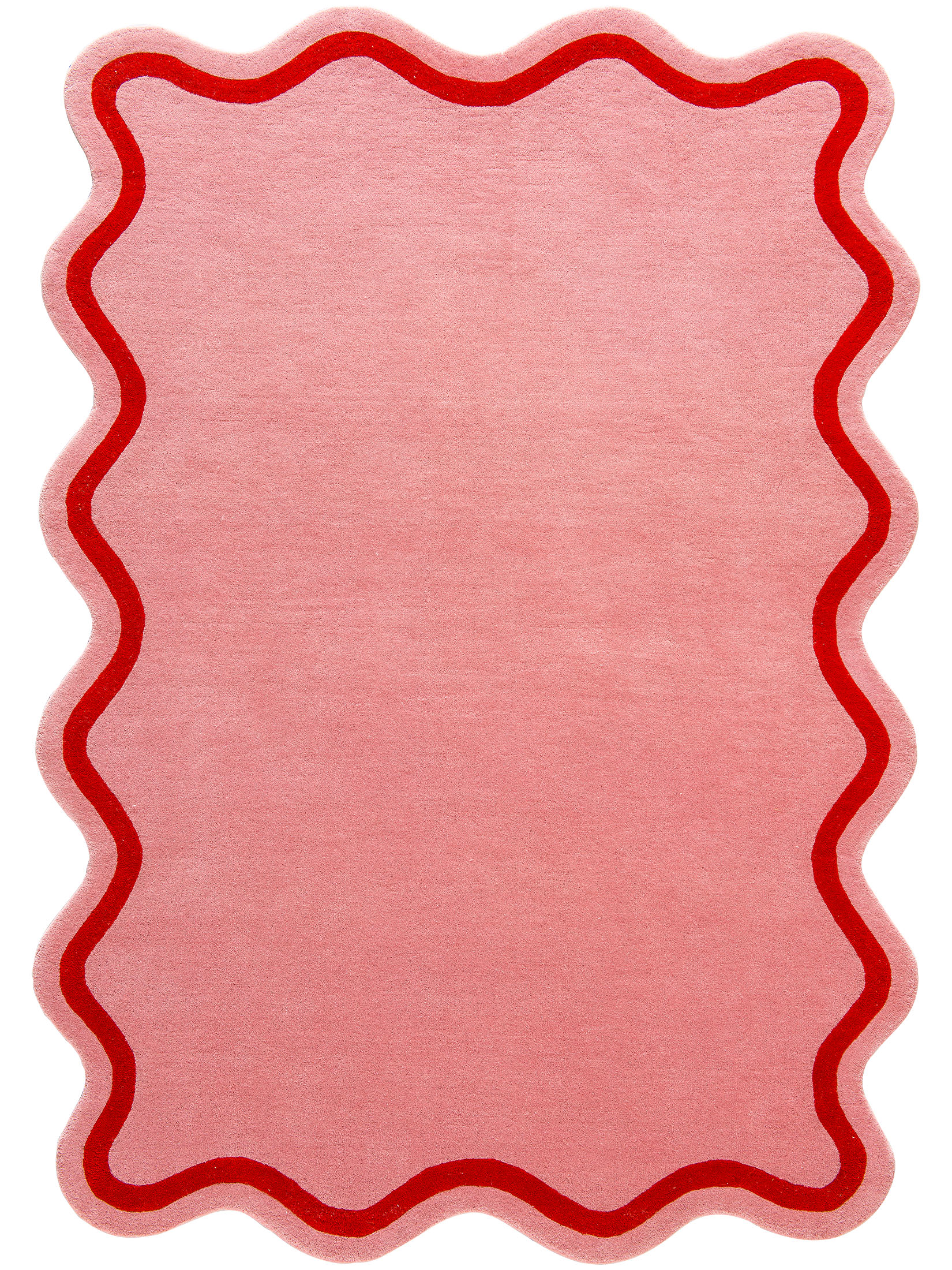 Orbit Woll-Teppich, Rosa