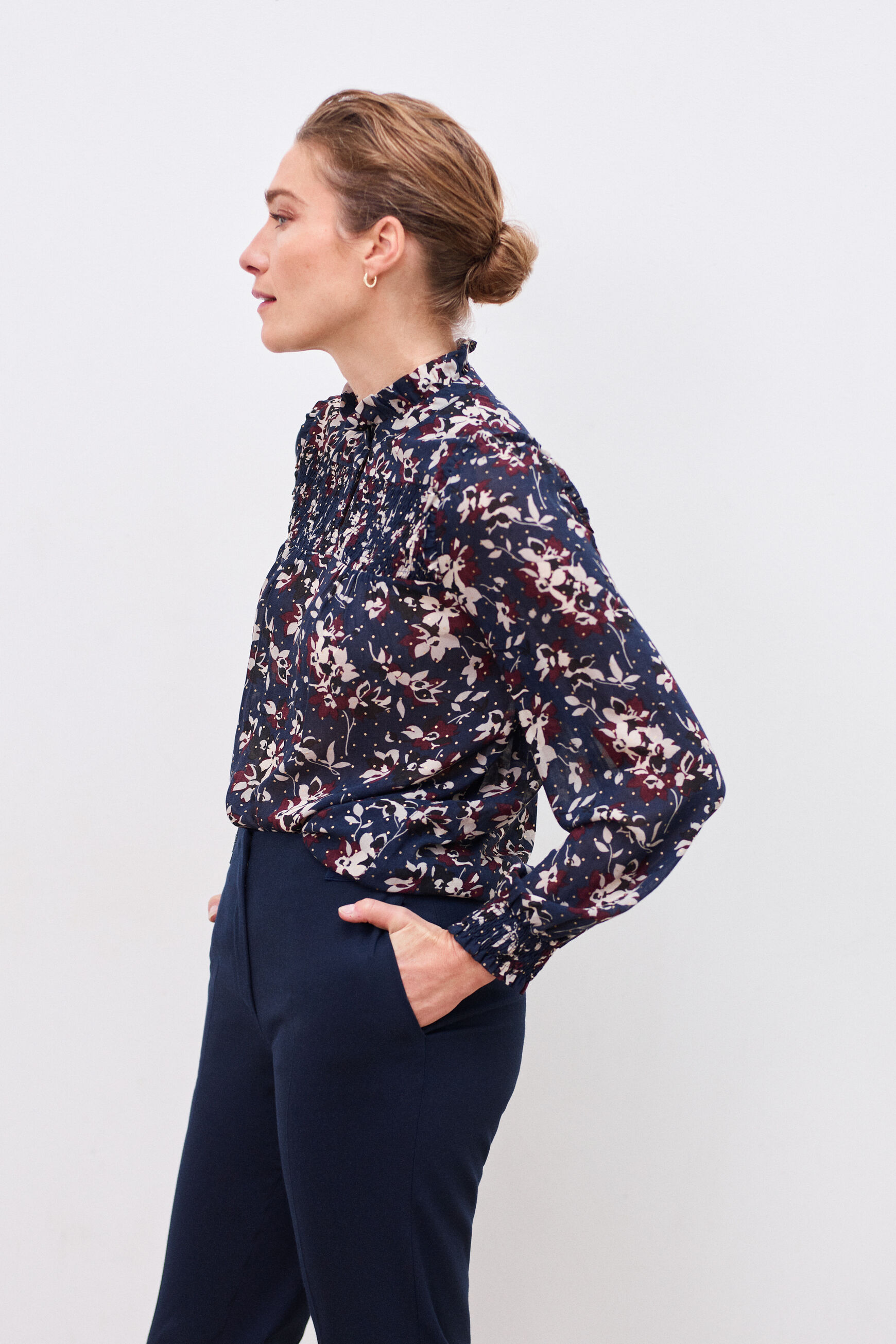 chemise dany bleu marine femme