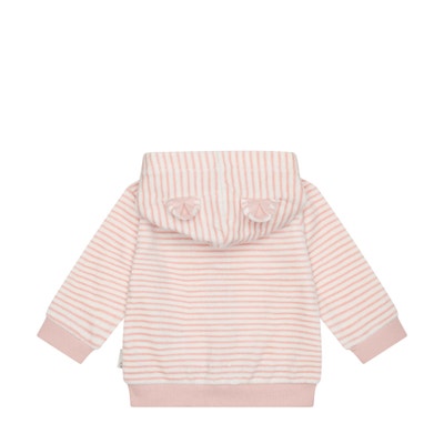 Sweatjacke GOTS, rosa