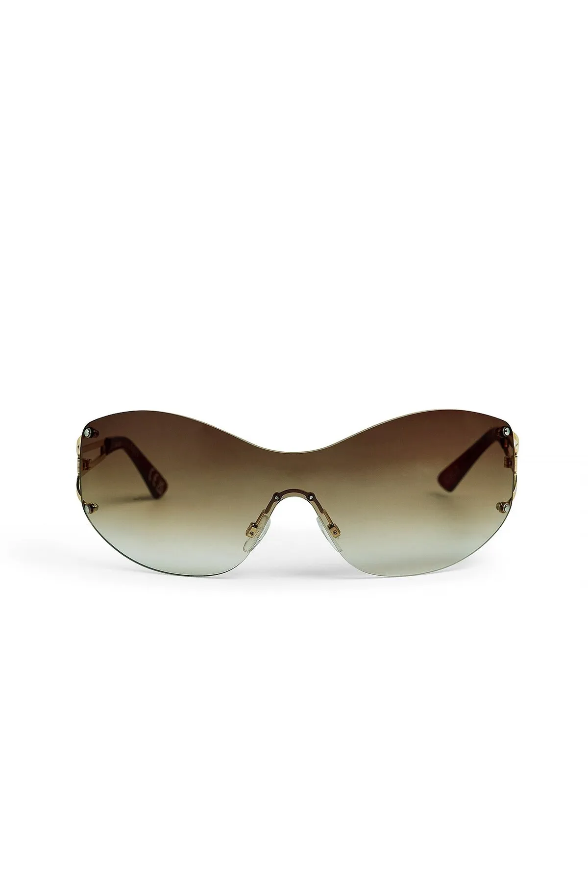 NA-KD  Ovale rahmenlose Sonnenbrille