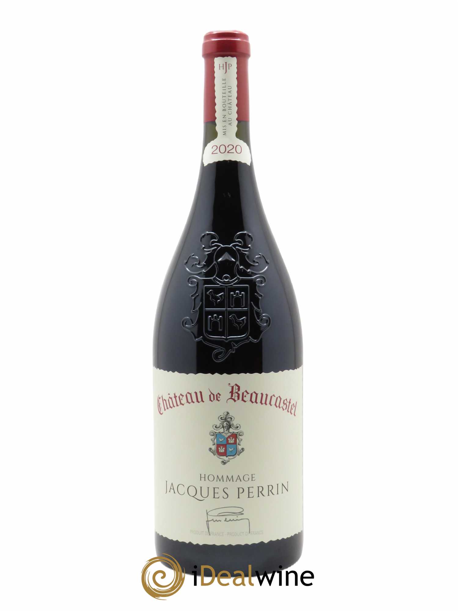 Châteauneuf-du-Pape Château de Château de Beaucastel Hommage à Jacques Perrin Famille Perrin  2020 - Lot de 1 Magnum