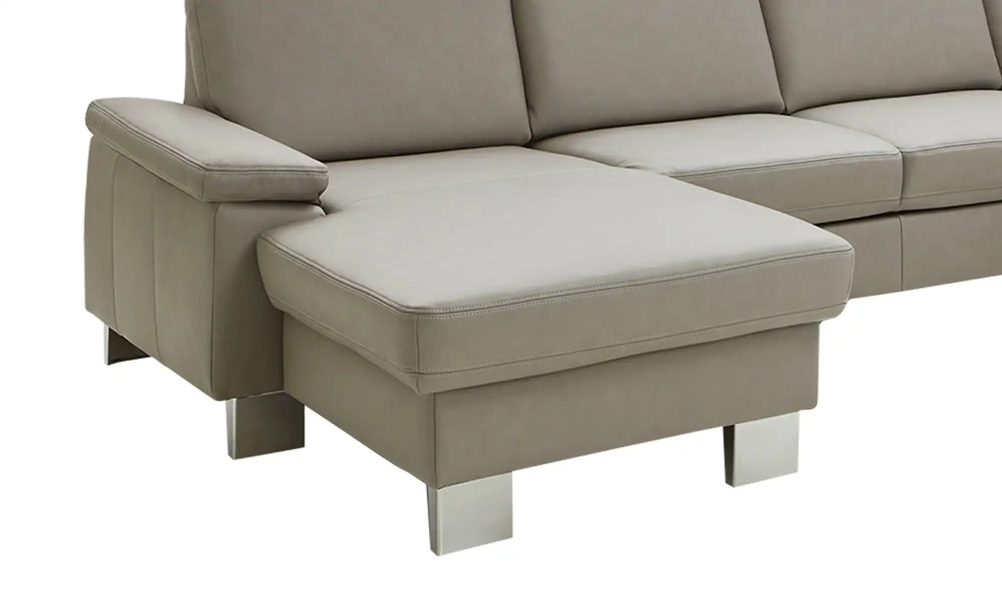 Kollektion Kraft Wohnlandschaft mit Sitz- und Rückenbezug aus Echtleder Samu-L