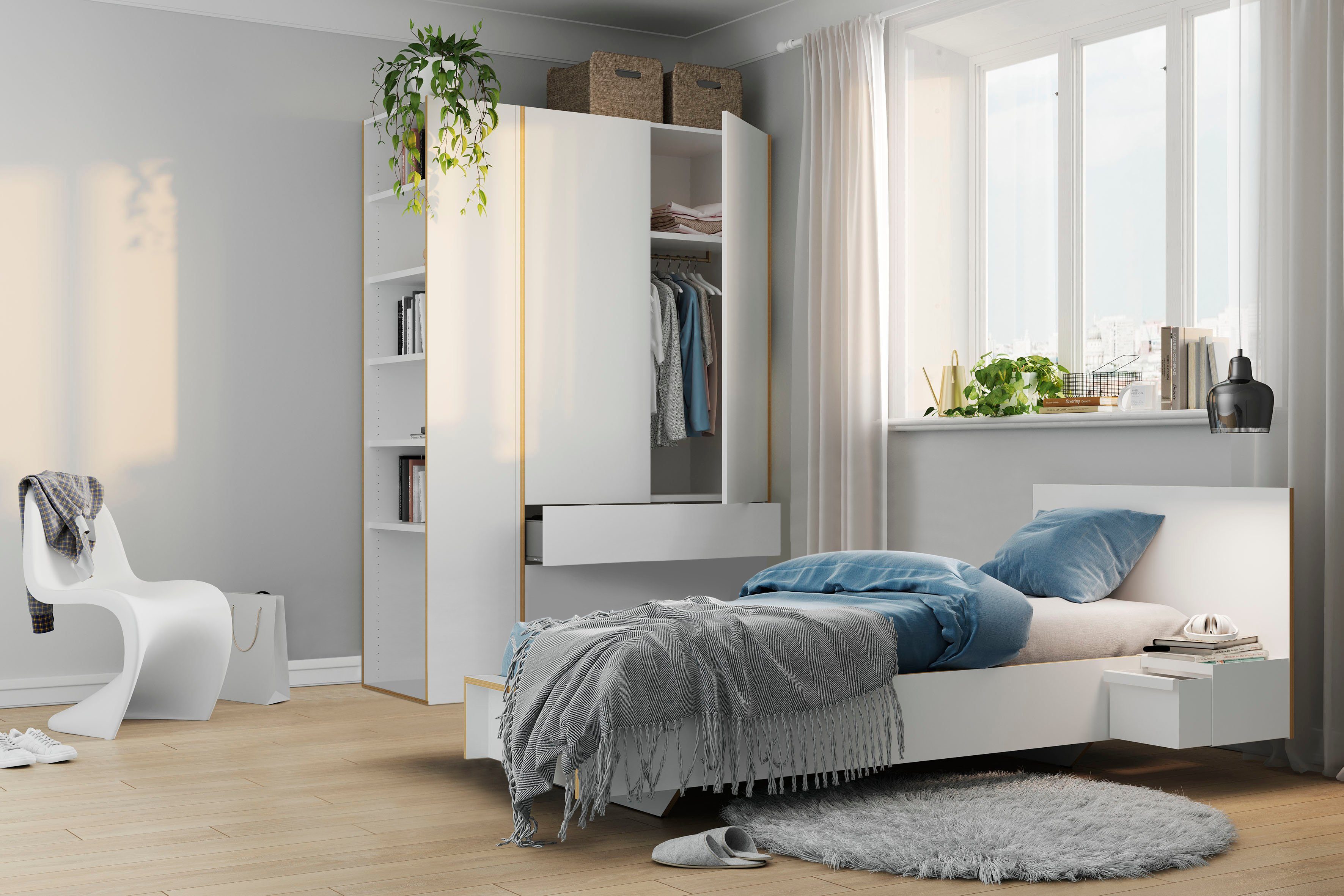 Müller SMALL LIVING Kopfteil FLAI WIDE, ohne Kopfteil, korrespondiert in der Breite mit den ADD Ons