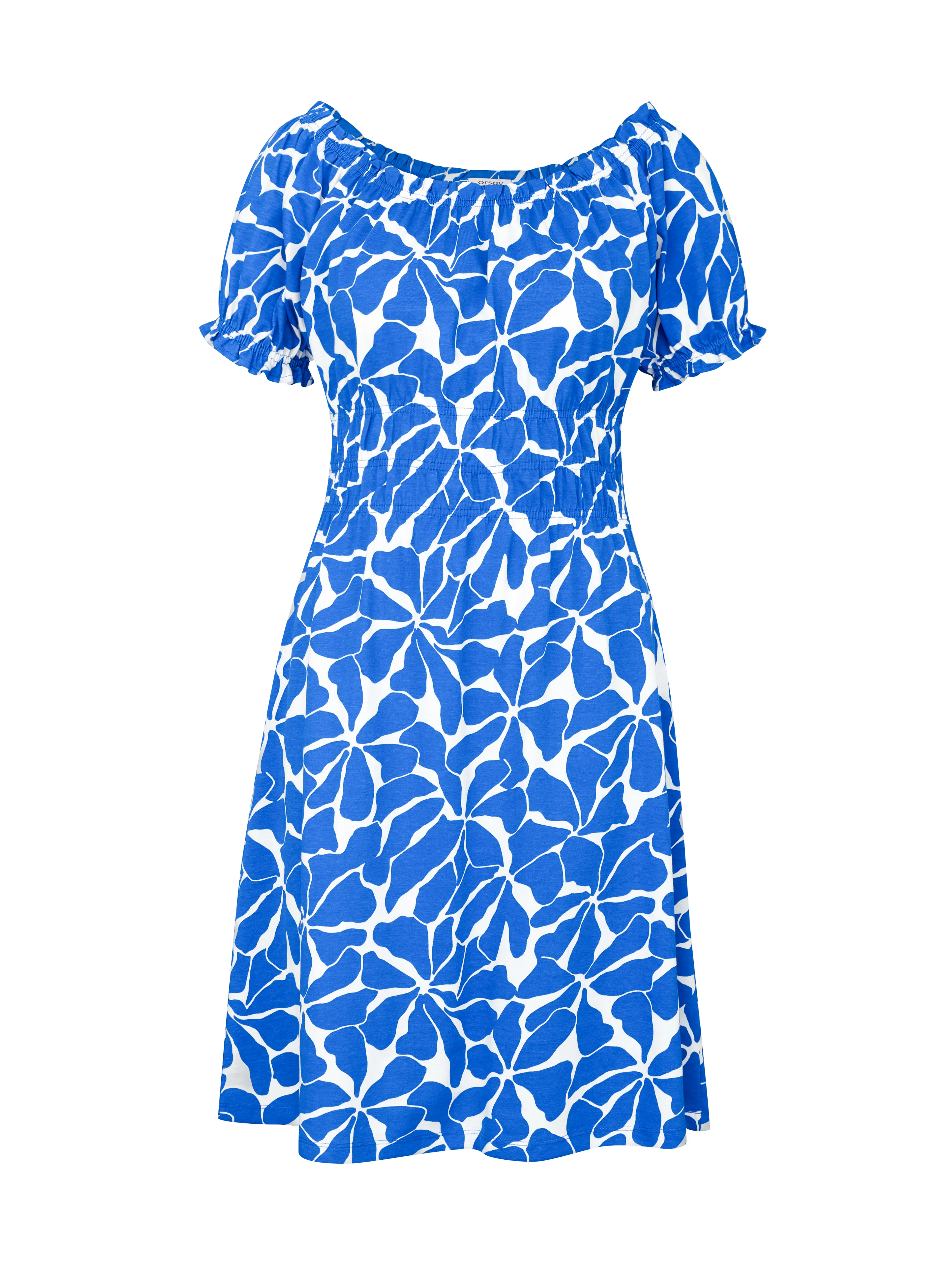 Blaues knielanges Damenkleid ORSAY