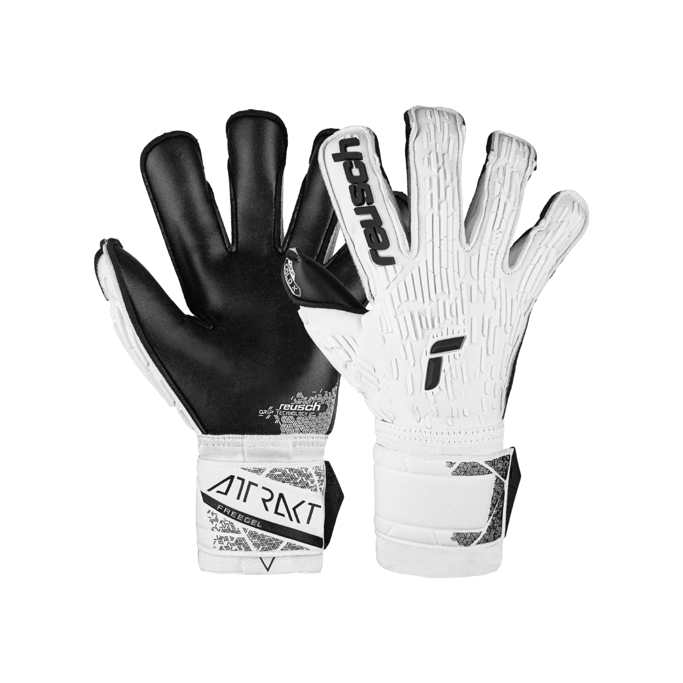 Reusch Attrakt Freegel Gold X Evolution TW-Handschuhe Weiss Schwarz F1101