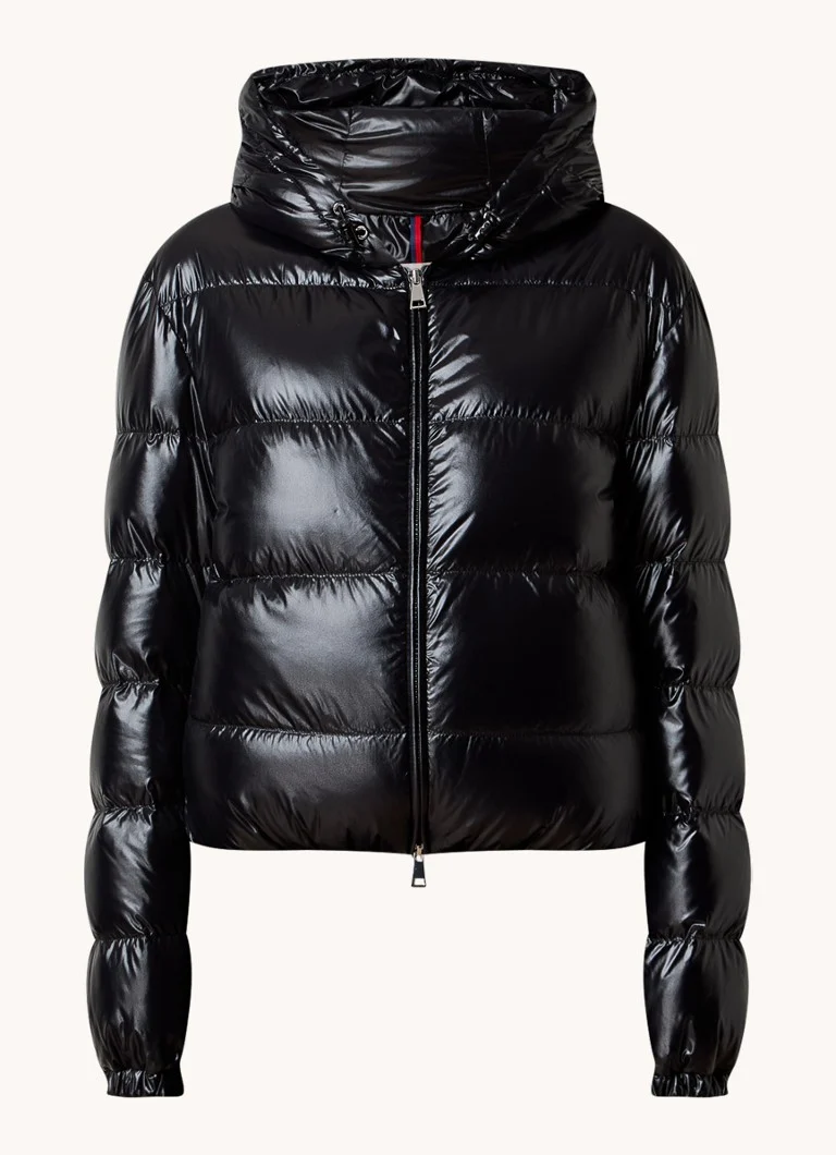 Bluza z kapturem Moncler Bayard i krótka kurtka pikowana z gęsiego pierza