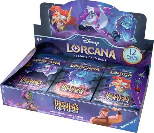 Disney Lorcana: Ursula's Return  - Display mit 24 Booster Packs (Englisch)
