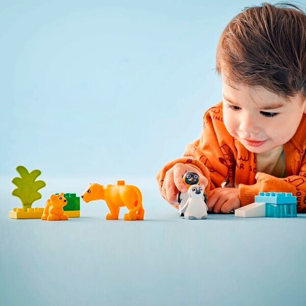 LEGO DUPLO 10442 Villieläinperheet: Pingviinit ja leijonat