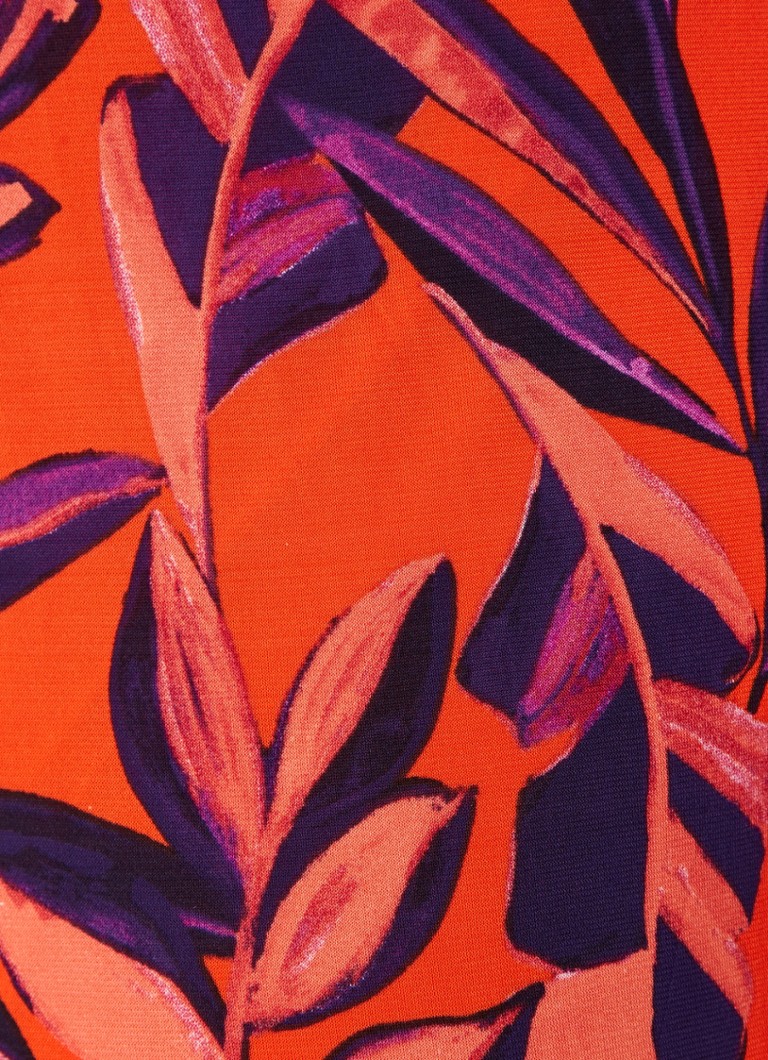 Phase Eight Briella maxi dress with knotted detail and leaf print