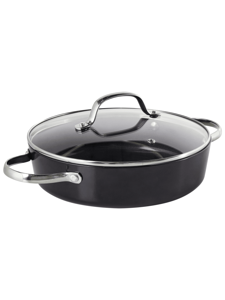 Beliani 10-tlg Kochgeschirr ELITE PRO in Schwarz/Silber günstig kaufen onesize