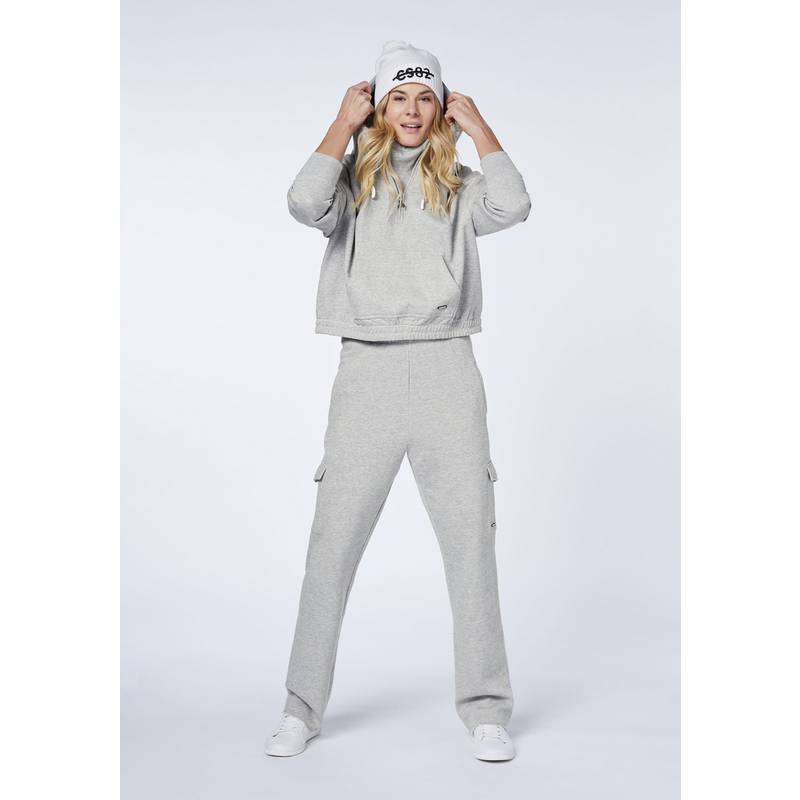 Chiemsee Loose-Fit Logo-Hoodie Sweatshirt Damen