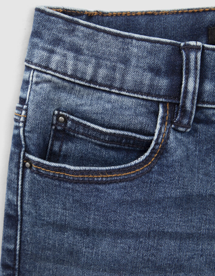 Jean SLIM bleu avec print garçon