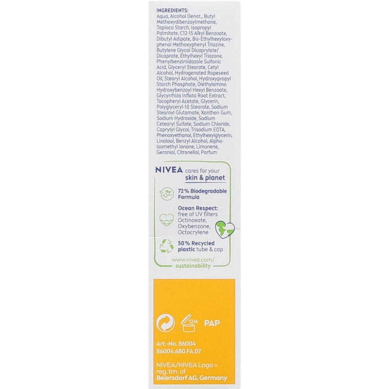 Nivea Nivea Sun face SPF 30 shine control, 50 ml