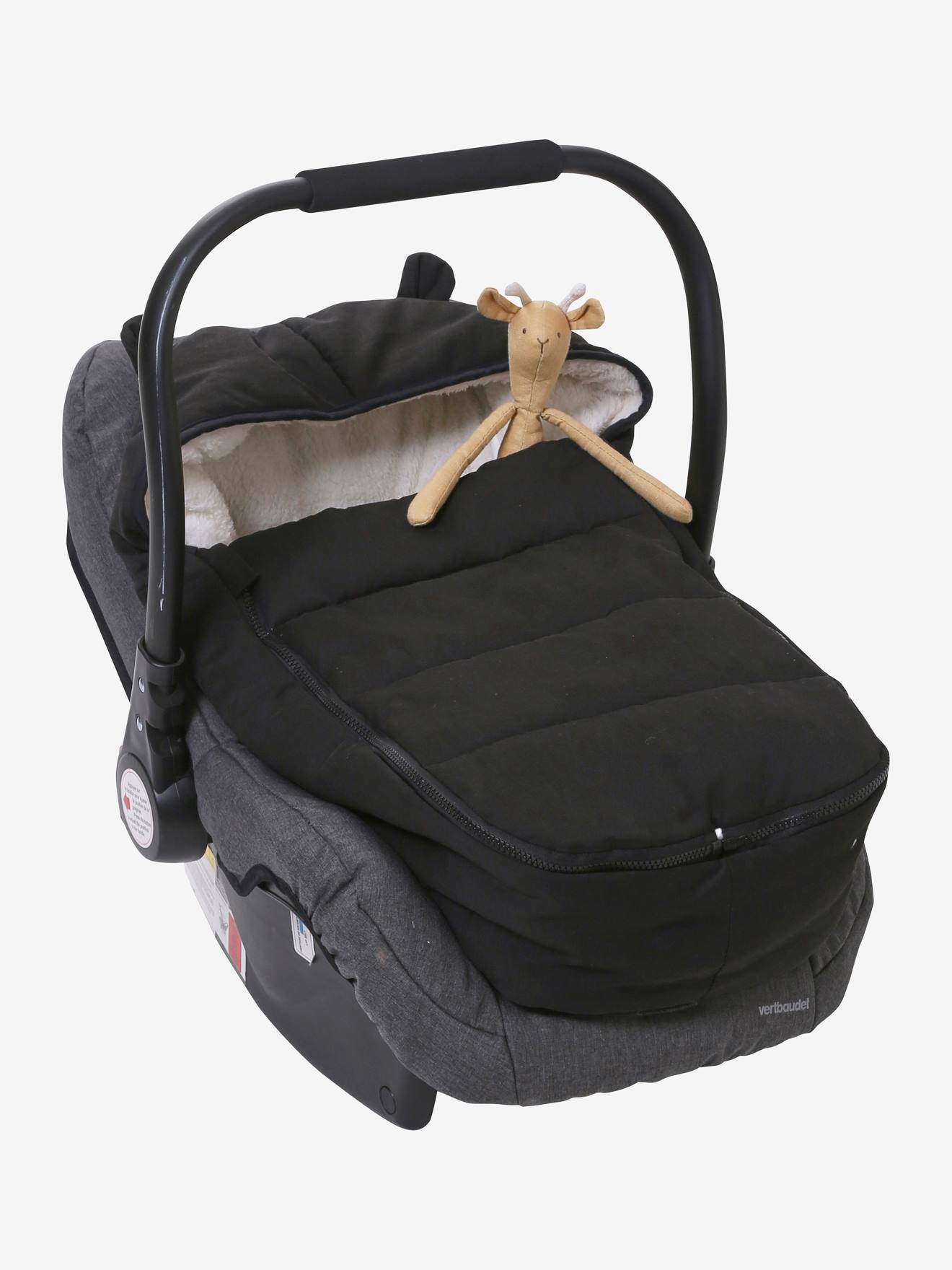 Vertbaudet Fußsack für Kinderwagen & Babyschale, wetterfest - schwarz