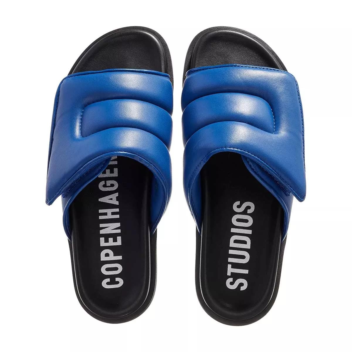 COPENHAGEN Pantoletten blau Slide