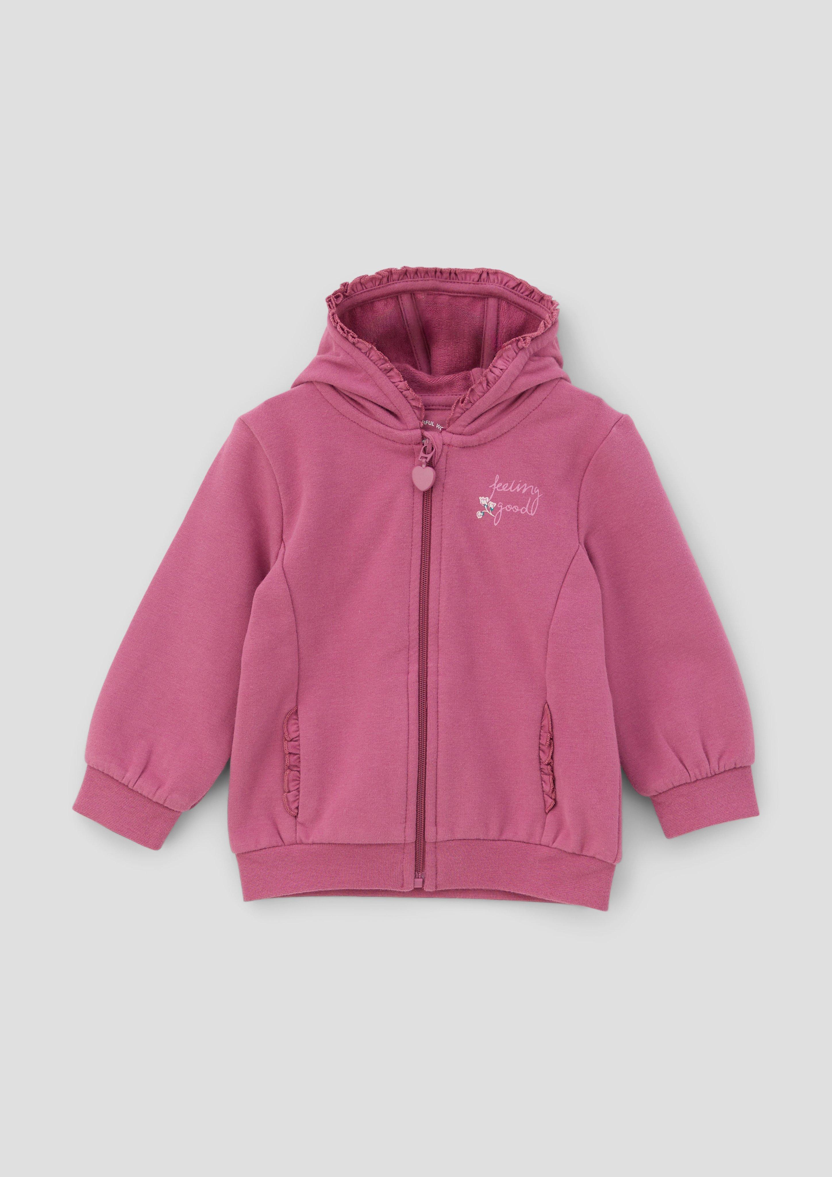 Kapuzensweatshirt mit Rüschendetails  2134337-4592